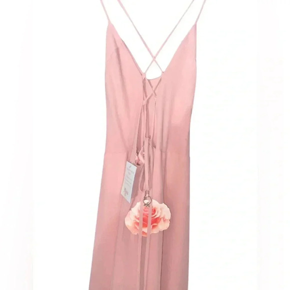 Show Me Your Mumu NWT XL Pink Godshaw Goddess Gown Bridesmaid Wedding Dress - Picture 3 of 5